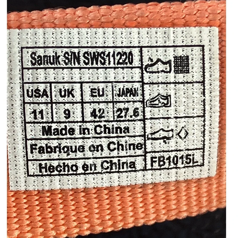 Sanuk Yoga Mat Women 11 Flip Flop Sandals Coral Orange SWS11220 Brown